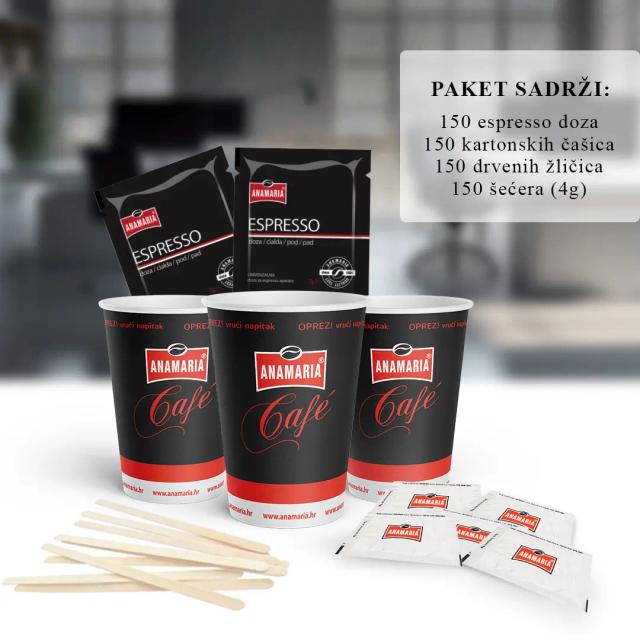 Cialda Espresso Doza Classic 1/150 Paket